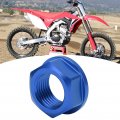 Wheel Axle Nut Front Spindles Screws Motorcycle Screw Nut M16x1 5 Replacement For Crf250r Crf450r Crf250rx Blue