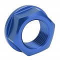 Wheel Axle Nut Front Spindles Screws Motorcycle Screw Nut M16x1 5 Replacement For Crf250r Crf450r Crf250rx Blue