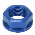 Wheel Axle Nut Front Spindles Screws Motorcycle Screw Nut M16x1 5 Replacement For Crf250r Crf450r Crf250rx Blue