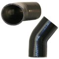 4 0 Silicone 45 Elbow Black 