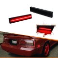Adiil Bumper Side Marker Light Kit For 1987-1992 Toyota Supra 1986-1989 Celica Replace Sidemarkers Lamps Smoked Lens Supra Rear 