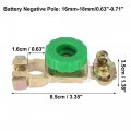 X Autohaux 2pcs Top Post Battery Power Disconnect Cut Off Shut Isolator Quick Master Switch Terminal Link For Boat Car
