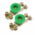 X Autohaux 2pcs Top Post Battery Power Disconnect Cut Off Shut Isolator Quick Master Switch Terminal Link For Boat Car