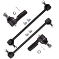 Tie Rod End And Sway Bar Link Kit For Toyota Sienna 1998 2003 Awd Fwd 4 Piece Set Es3306 K90518 K90519 