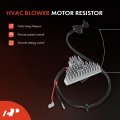A-premium Hvac Heater Blower Motor And Resistor Assembly Compatible With Mercedes-benz Vehicles W210 Series E320 1995 For