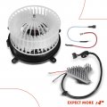 A-premium Hvac Heater Blower Motor And Resistor Assembly Compatible With Mercedes-benz Vehicles W210 Series E320 1995 For