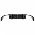 Hecasa Rear Diffuser For 2012-2014 Mercedes Benz W204 C63 Lip Bumper Carbon Fiber Color