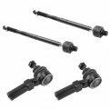 4pc Inner Outer Tie Rod Ends Fits Toyota 2009-2013 Usa Built Corolla 2009-2014 Matrix 