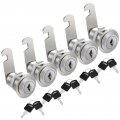 Kohree Cabinet 1-1 8 Inch Cam Lock Set 5 Pack Two-sided Keyed Alike 30mm Cylinders Secure Mailbox File Drawer Dresser Rv 