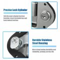 X Autohaux Truck Tool Box Latch W 2 Key Stainless Steel Lock Cylinder With For Rv Trailer Door Utv Atv Set
