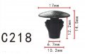 Autobahn88 Fender Apron Seal Clip Compatible With Toyota Oem 9046710107 Pack Of 20