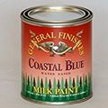 General Finishes Pcb Milk Paint 1 Pint Coastal Blue 