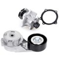 Belt Tensioner With Pulley For Chevrolet Trailblazer Gmc Envoy Isuzu Ascender Saab 9-7x Aw5097 Adjustable Replacement Part 