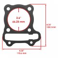 Caltric Head Gasket And Base Compatible With Polaris Sawtooth Quad 2006