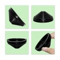 Flyshop One-sided Black 130 Mm 5-1 8 Tower Shaped Grommet 120 4-3 4 Id Hole Rubber Grommets Firewall Plugs Wire Protection 8pcs
