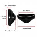 Flyshop One-sided Black 130 Mm 5-1 8 Tower Shaped Grommet 120 4-3 4 Id Hole Rubber Grommets Firewall Plugs Wire Protection 8pcs