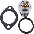 Fridayparts Thermostat 19434-73015 Gasket 16221-73270 Compatible For Kubota Gr2120-2 Gr2120b-2 Zd1011 Zd1011-3 Zd1021 Zd1021-3