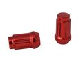 20pc Red Spline Drive Lug Nuts 12 5 Thread Size 4 Length Closed End Cone Acorn Taper Seat Includes 1 Socket Key Tool For Acura