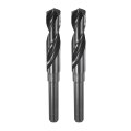 2pcs 11 16 High-speed Steel Drill Bits M35 Cobalt Twist Jobber Bit With Round Straight Shank For Hardened Metal Aluminum 