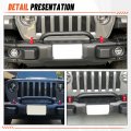 Grille Winch Brush Guard For 2018-2023 Jeep Wrangler Jl 2020-2023 Gladiator Jt 82215351 Rubicon Bull Bar Push Front Bumper