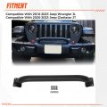 Ecotric Grille Winch Brush Guard Compatible With 2018-2023 Jeep Wrangler Jl 2020-2023 Gladiator Jt 82215351 Rubicon Bull Bar