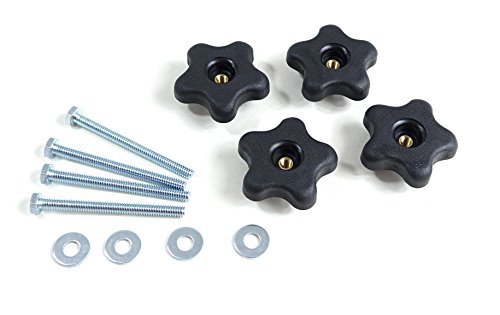 Powertec 71070 T Track Knob Kits12-pack