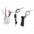 Brush Motor Speed A Controller With Throttle Grip 36v 500w Control Box Kit Electric Door Lock For Scooter Tricycle Bike 