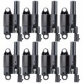 Ocpty Set Of 8 Ignition Coil Pack For Cadillac Chevrolet Gmc Buick Escalade Esv Silverado 2500 H D 3500 Replace Uf414