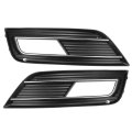 Pair Front Fog Light Grille Bumper Grill Cover For Audi A4 S48 5 B9 2013 2014 2015 8kd 807 681 B 682 B Black Plastic 