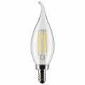 Satco 5 5w Led Ca10 Candelabra Base Replacement Lamp Pack Of 2 In Traditional Style-4 72 Inches Length And 1 38 Wide 