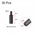 Uxcell M2 5x10mm 6mm Male-female Hex Nylon Pcb Motherboard Spacer Standoff For Fpv Drone Quadcopter Computer Circuit Board