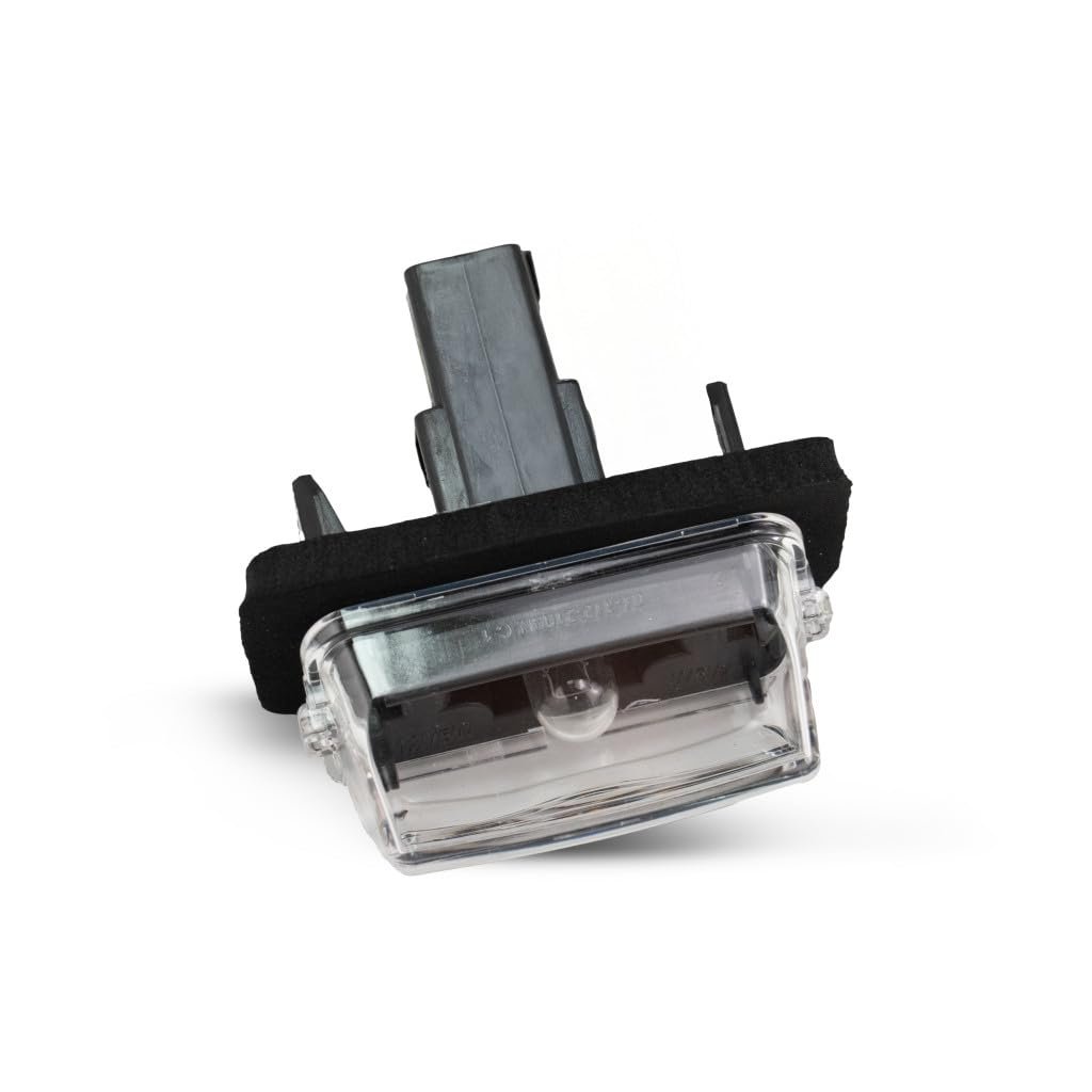 License Plate Light For 2022 Toyota Corolla Cross Rear Driver Or Passenger Side Capa Certified Clear Lens Plastic Replace