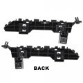 G-plus Front Bumper Retainer Support Bracket Lh Rh Compatible With Honda Accord 71198tvaa01 71193tvaa01 2pcs 2018-2020 Black