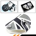 For 2008-2018 Mini Cooper Black White Union Jack Uk Flag Leather Key Fob Holder Pouch