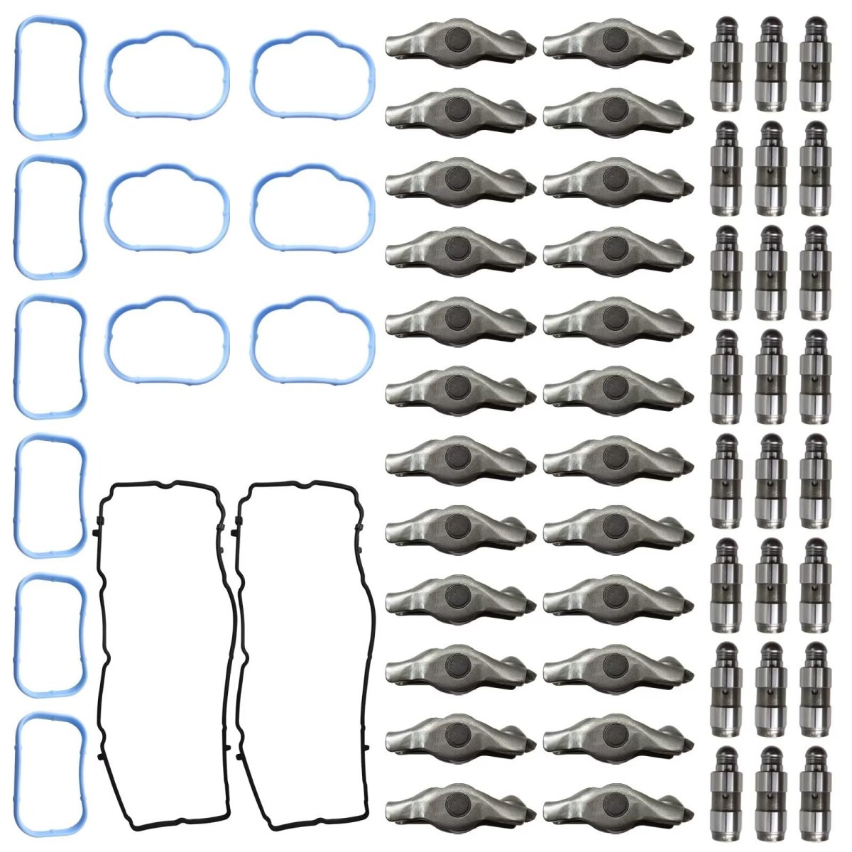 24pcs Rockers Lifters W Intake Manifold Gaskets Rocker Arms Valve Kit Repl Part 5184296ad 5184296ae 5184296af 5184296ag For