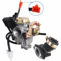 20mm 50cc 60cc 80cc 100cc Carburetor Big Bore Carb Replacement For Gy6 139qmb 139qma Scooter Moped Atv
