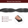 Silicone Foam Seal Strip 0 2 X 8 16 4 Ft Square Solid Weather Stripping Sponge Rubber Bar For Door Window Diy Gasket Automotive