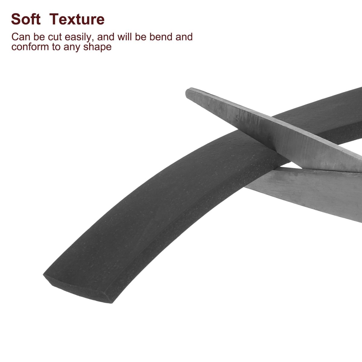 Silicone Foam Seal Strip 0 2 X 8 16 4 Ft Square Solid Weather Stripping Sponge Rubber Bar For Door Window Diy Gasket Automotive