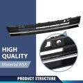 Front Bumper Lower Grille W Chrome Trim Sensor Hole For Volkswagen Passat 2016-2019