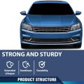 Front Bumper Lower Grille W Chrome Trim Sensor Hole For Volkswagen Passat 2016-2019