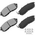 D815 Front Disc Brake Pads With Hardware For Nissan Altima Sentra Versa Juke Cube Maxima 350z And Infiniti G35 I30 I35 Ceramic 