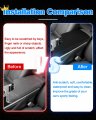 Autorder Custom Fit For Center Console Cover Cadillac Lyriq 2023 Accessories Armrest Anti-scratch Leather Protector Pad