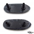 Httmt- Usmt222-010-cn-nologo- Mirror Base Block Off Plates Compatible With Suzuki Gsxr 600 750 1000 Gsx-r 2006-2008 Carbon