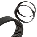 Drive Belt Set Of 2 For Ridgid Ts24241 10 In Table Saw High Strength Ribbed Rubber Replacement Belts
