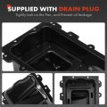 A-premium Engine Oil Pan With Drain Plug Compatible Ford F-150 F150 1997-2003 F-250 F250 1997-1999 Heritage 2004 Expedition