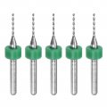 Uxcell Pcb Drill Bits 0 95mm Tungsten Carbide Rotary Tool Jewelry Cnc Engraving Print Circuit Board Micro 1 8 Inch Shank 5 Pcs