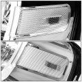 Auto Dynasty Chrome Housing Clear Corner Headlight Head Lamps Tool Kit For Ford Expedition 07-14