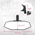 Kemimoto Utv Side Mirrors And Center Mirror For 1 75 2 Roll Bar Adjustable Rearview Compatible With Polaris Rzr Pioneer Can-am