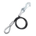 Trailer Safety Cable High Tensile Wire Spring Towing Rope 3500lbs Load Capacity For Rv With One S Hook 