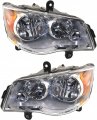 Evan-fischer Headlight Set For 2011-2019 Dodge Grand Caravan 2008-2016 Chrysler Town And Country Left Driver Right Passenger 